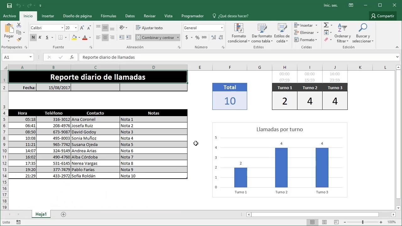C&oacute;mo crear una plantilla personalizada en Excel