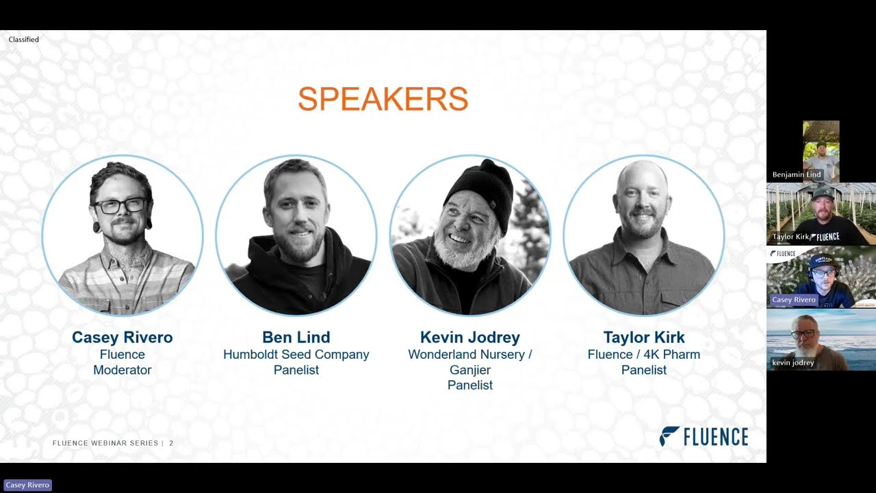 Unlocking Cannabis Genetics For Quality & Consistency | Fluence Webinars
