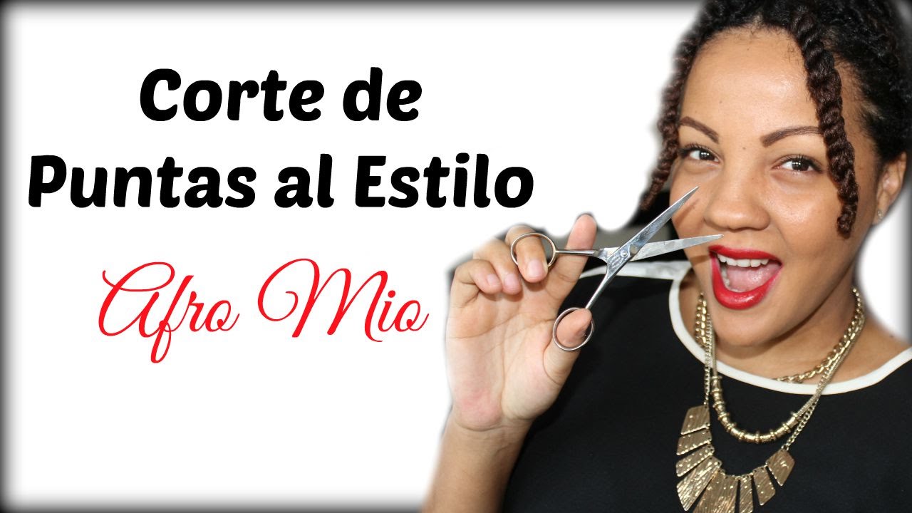 Corte de Puntas al Estilo Afro Mío!