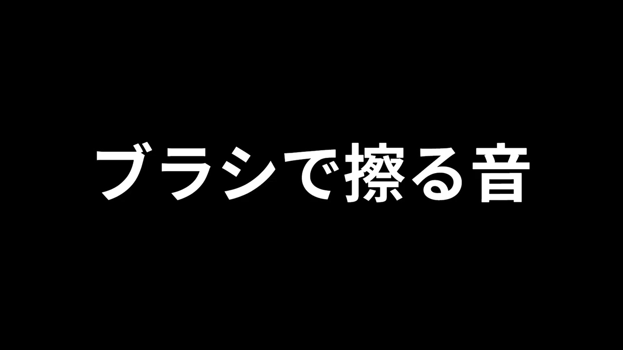 掃除用ミニブラシで擦る音【ASMR】