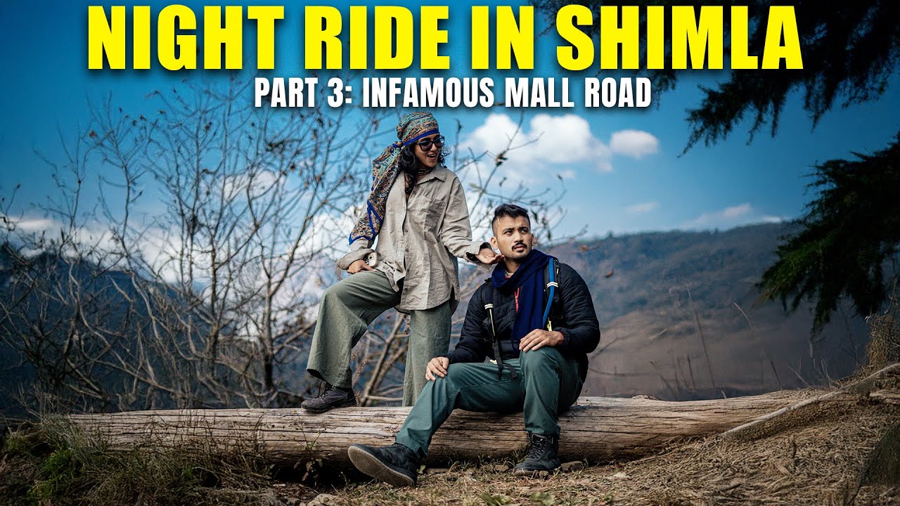 Exploring Shimla Mall Road On Our Bike | Winter Ride | Ep 3