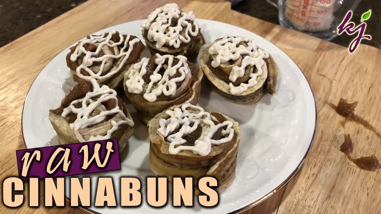 Raw Vegan Cinnamon Rolls | Easy Homemade Cinnamon Rolls | Macadamia Nut Cream