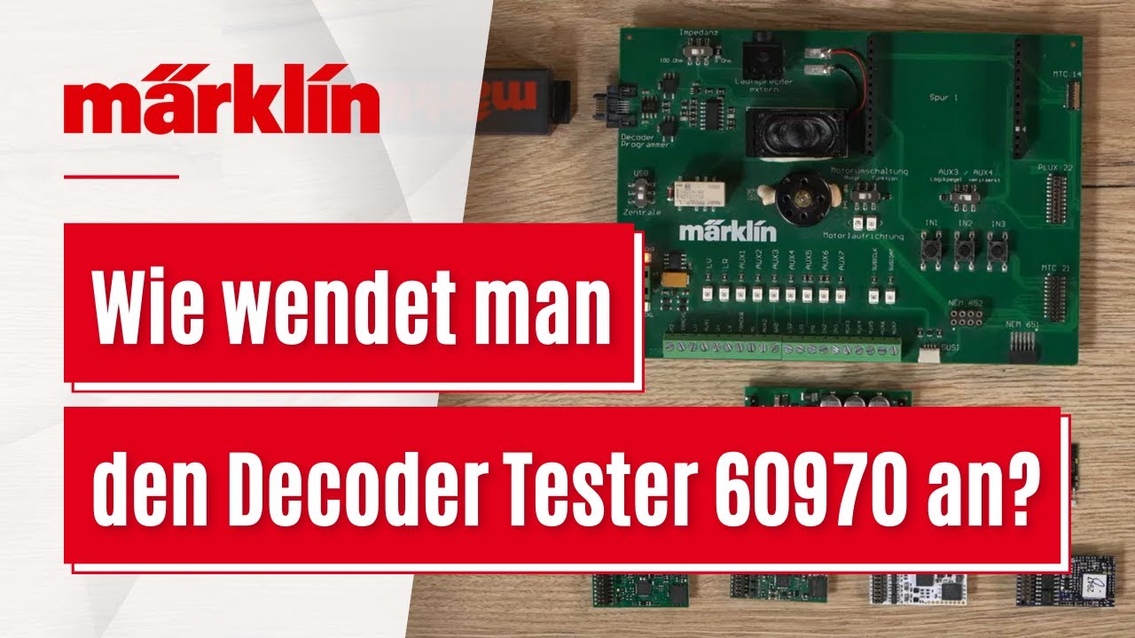 Märklin Decoder Tester 60970 Vorstellung