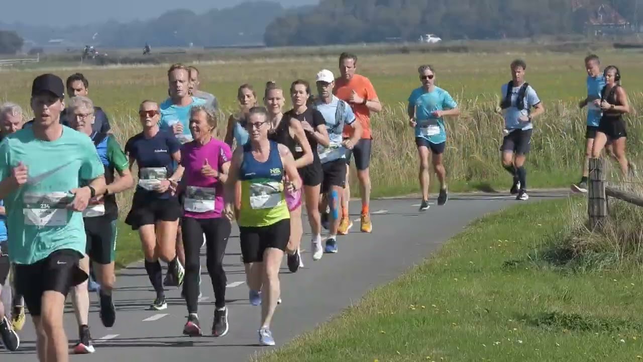Halve marathon Texel 2025. Gehouden op 28 september 2025.