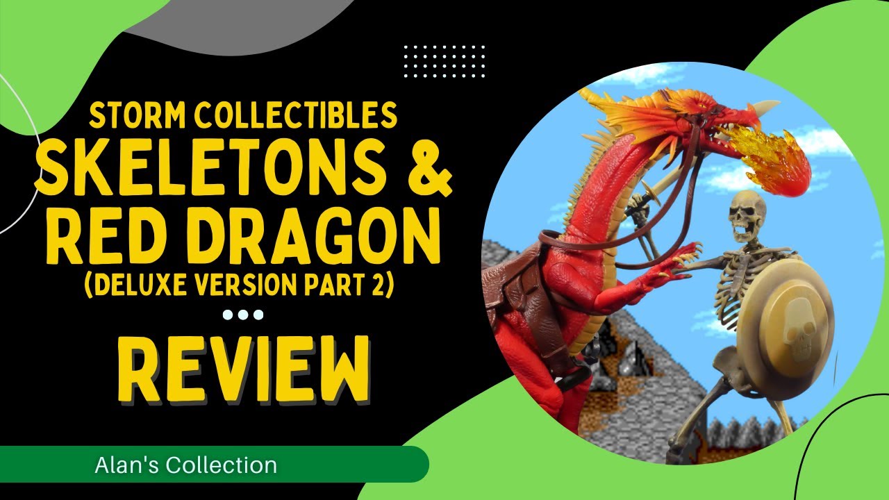 Storm Collectibles Golden Axe - Skeletons & Red Dragon (Deluxe Version, Part 2 of 2) - REVIEW