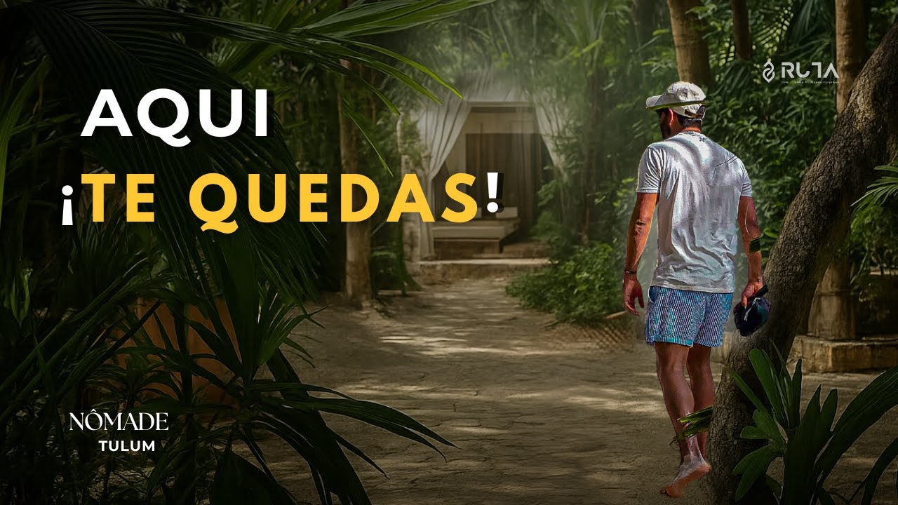 ¿Qué me pasó al quedarme en un HOTEL EN LA SELVA de Tulum? | Nómade #tulum #mexico