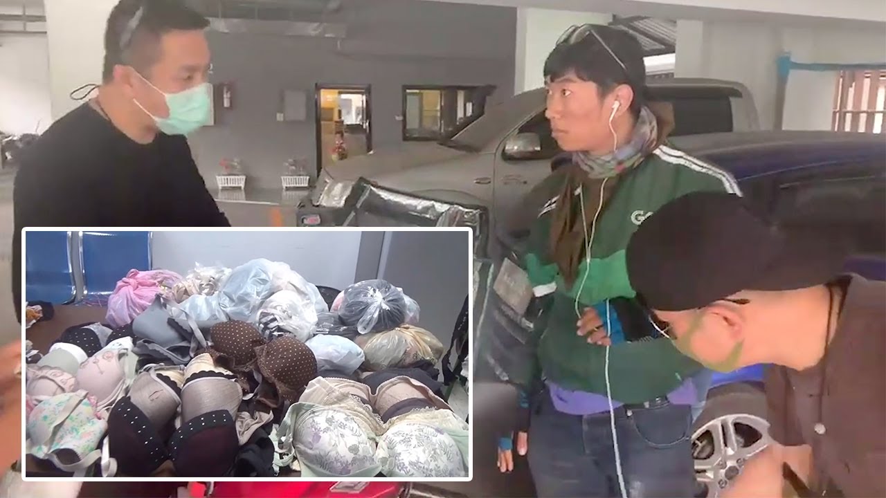 Food Delivery Rider Caught Stealing Women's Underwear