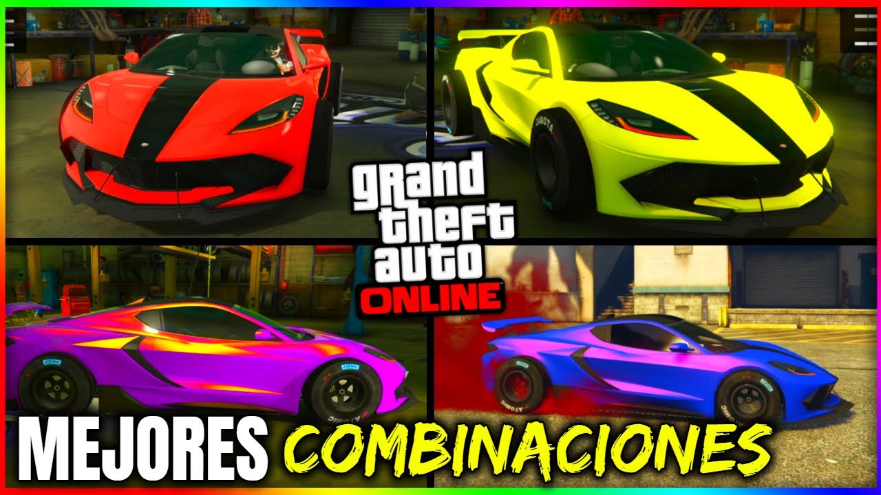 MEJORES PINTURAS & MEZCLAS DE COLORES Para VEHICULOS en GTA 5 Online! TUTORIAL PINTURAS| Cjp_Mystic