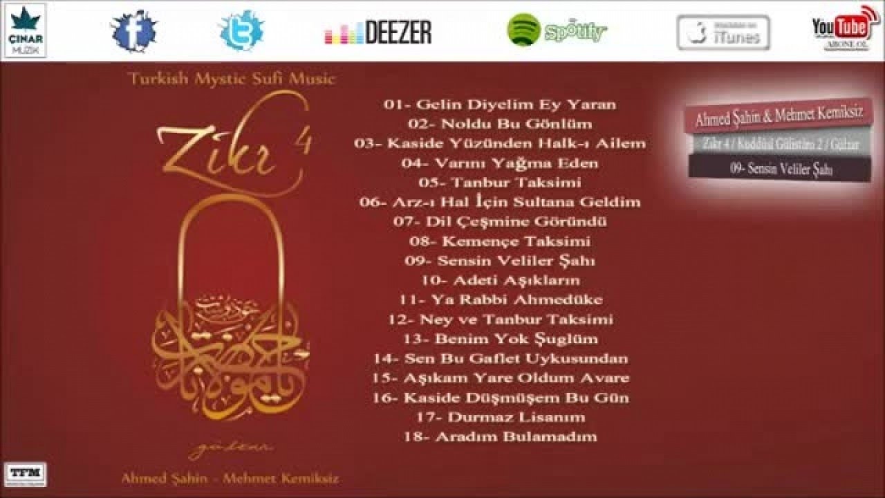 Ahmed Şahin - Mehmet Kemiksiz - Sensin Veliler Şahı