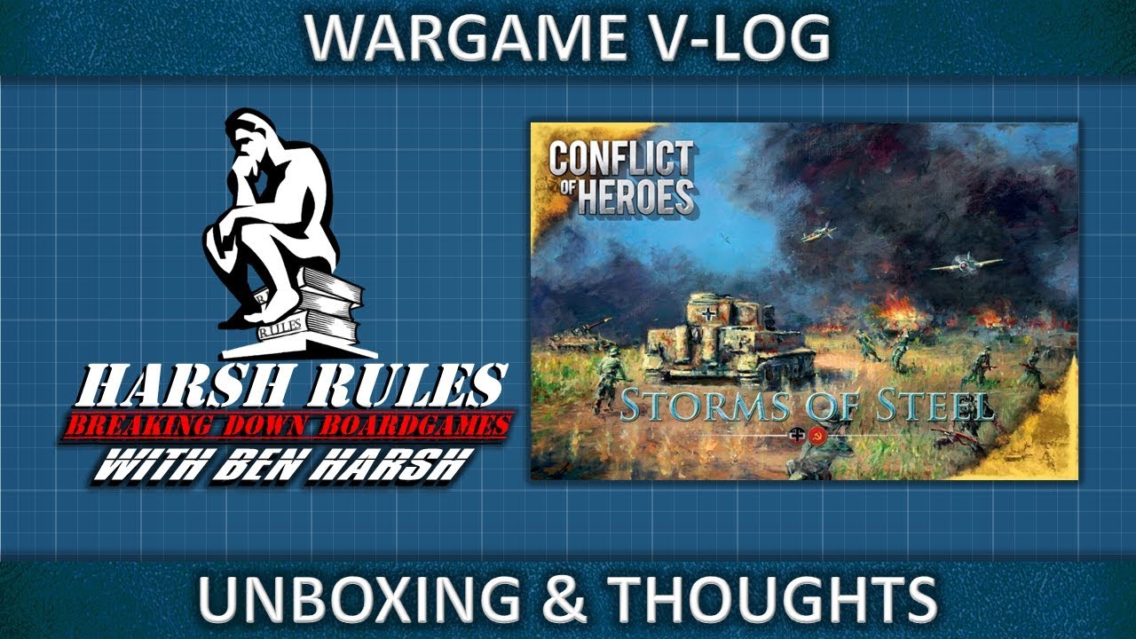 Conflict of Heroes:Storms of Steel 3rd Edition Unboxing