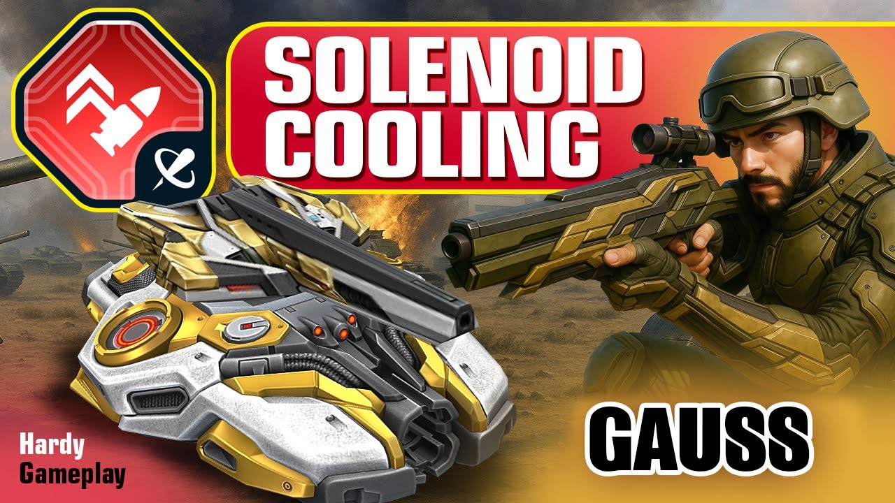 GAUSS Solenoid Cooling & Crusader Excelsior 👊 Hardy || Tanki Online 2025 (Gameplay)