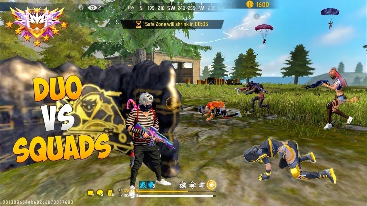 Duo vs Squad Rank Match | 21 Kills Dominating Lobby | Free Fire 
