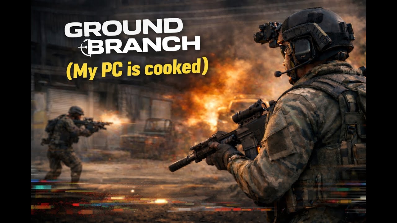 My Pc Wont Stop Lagging Trying To Play Ground Branch!