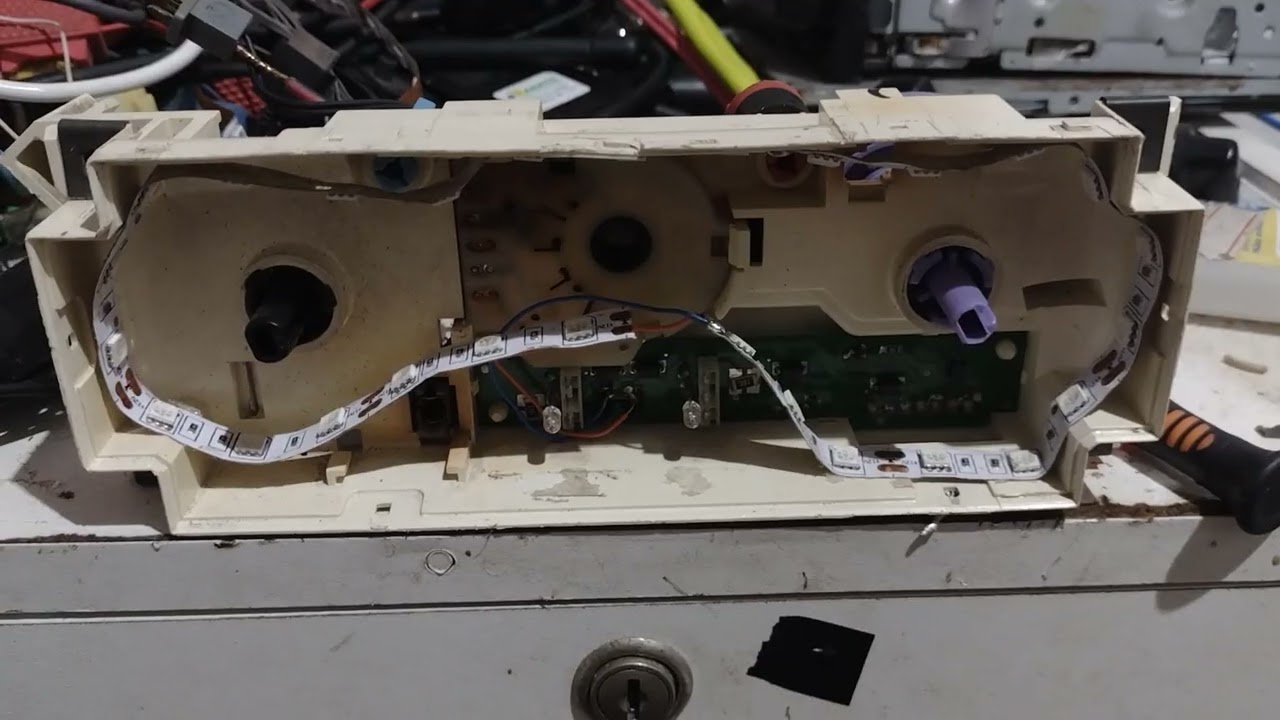 Central do AR do gol G4 iluminação 