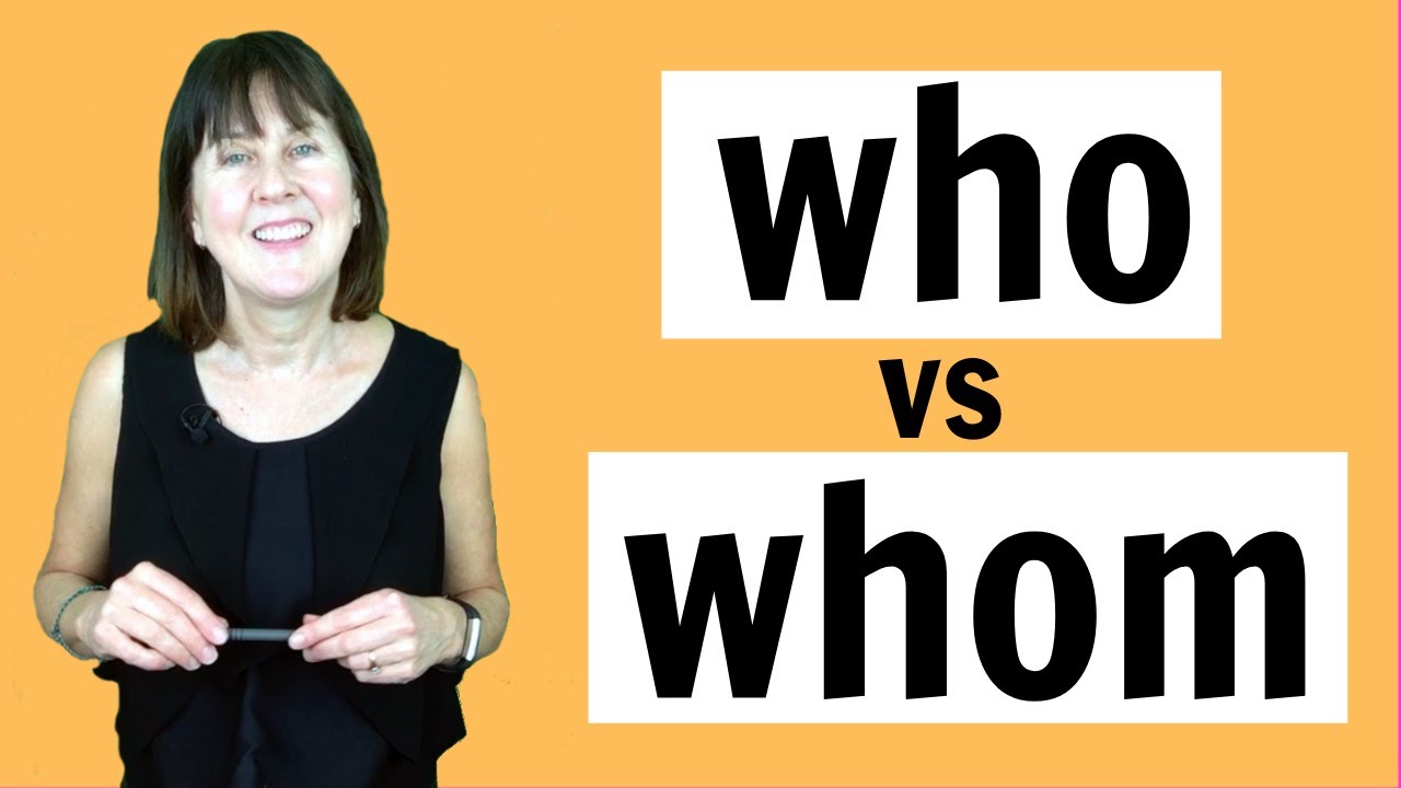 WHO vs WHOM | What's the difference? |  English Grammar Lesson