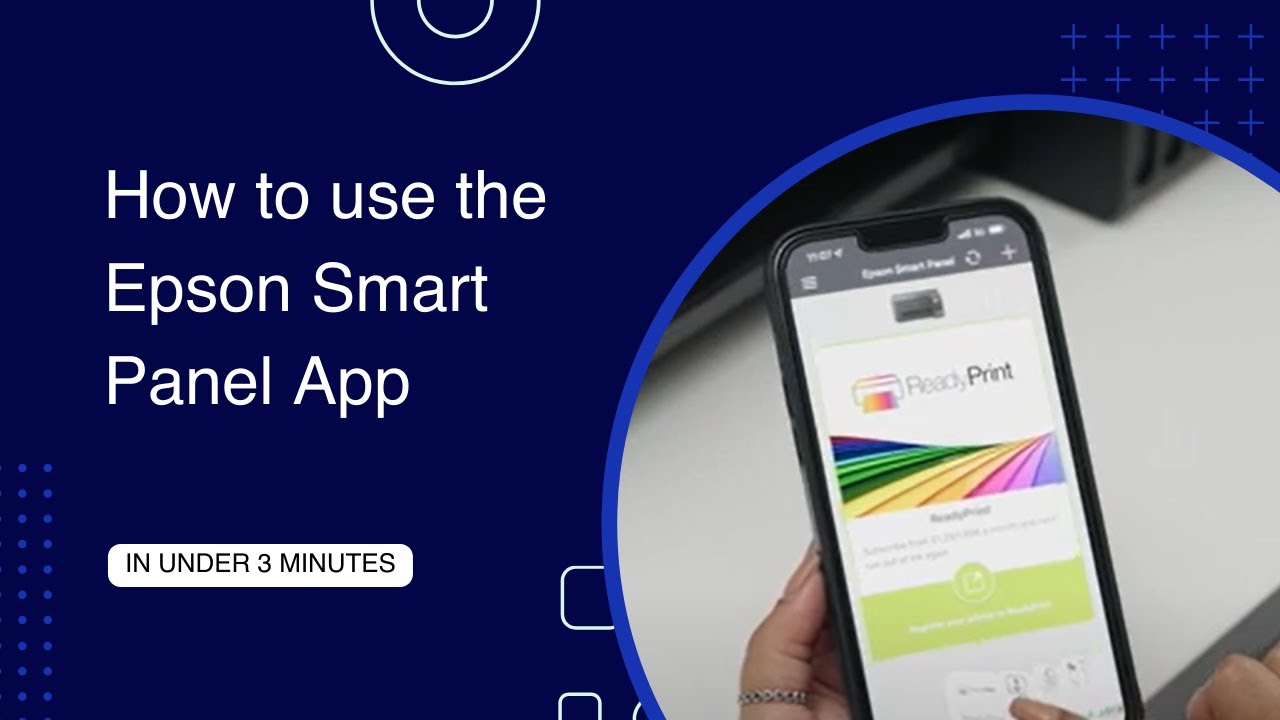 How to use the Epson Smart Panel App
