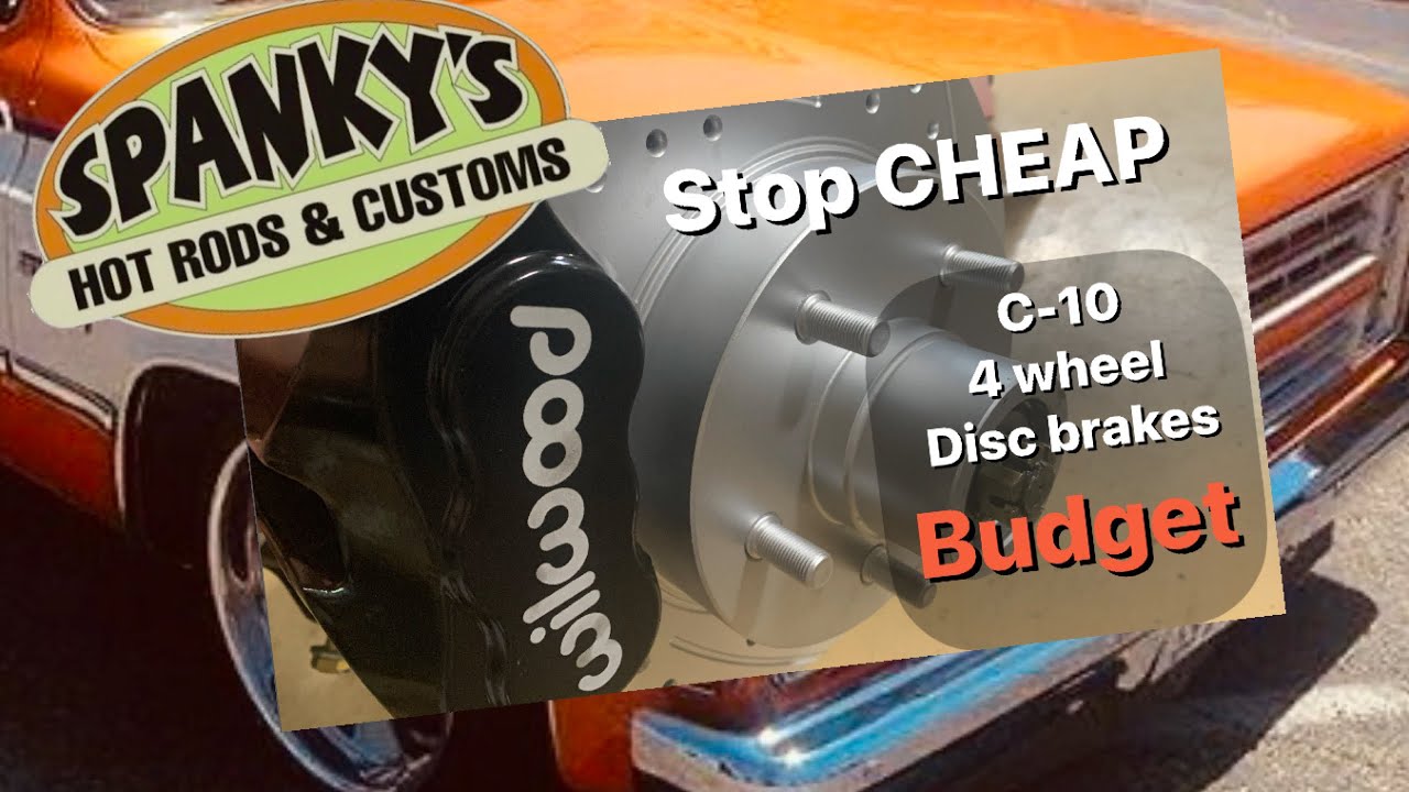 C10 Chevy Truck 4 wheel Disc brakes, on a budget . #c10 #chevy