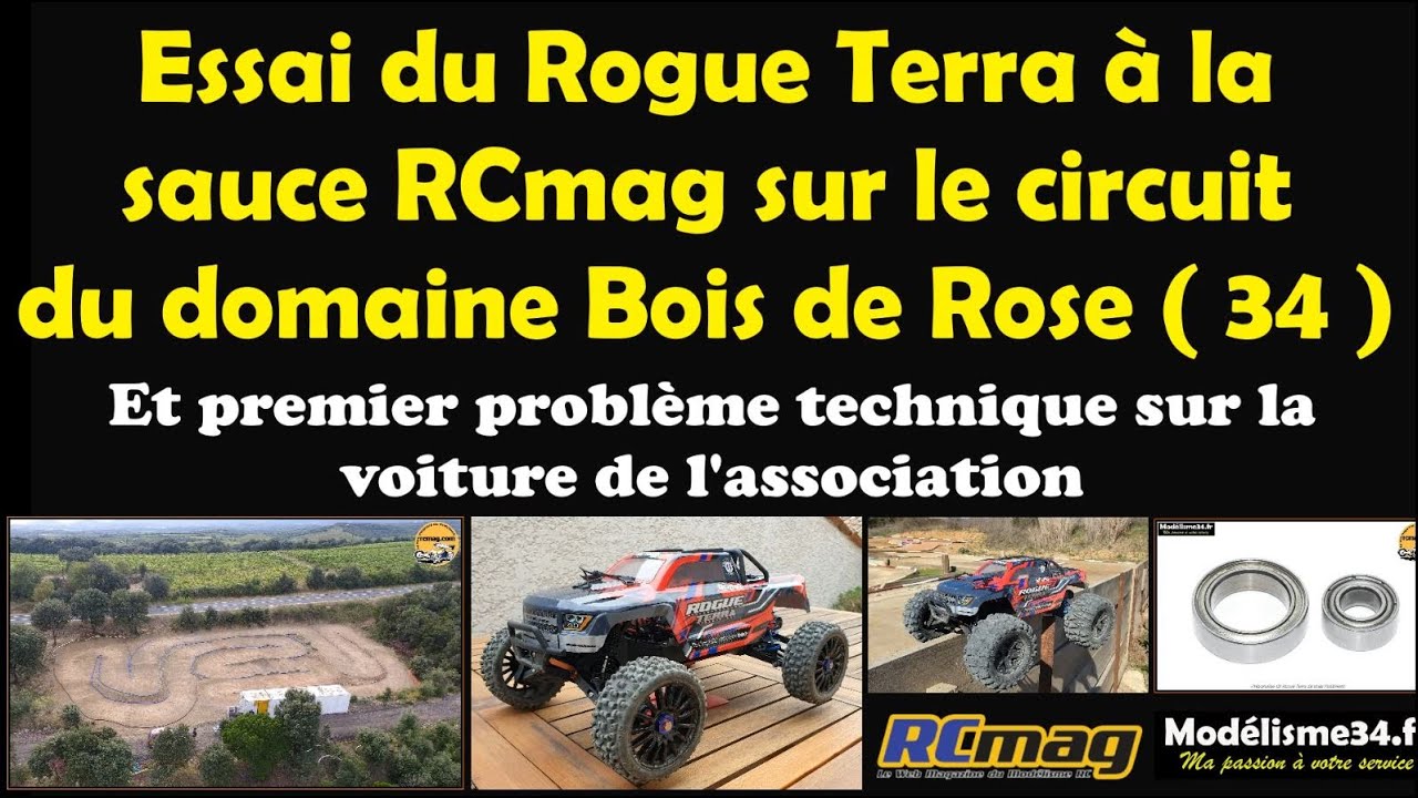 Essais du Monster Hobbytech Rogue Terra sur le circuit du domaine Bois de Rose ( 34 )