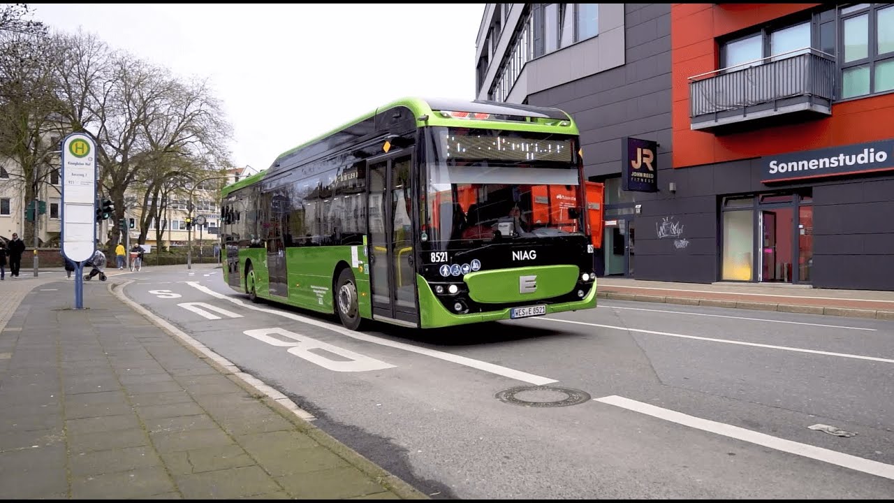 Ebusco 3.0 buses driving for NIAG in Moers
