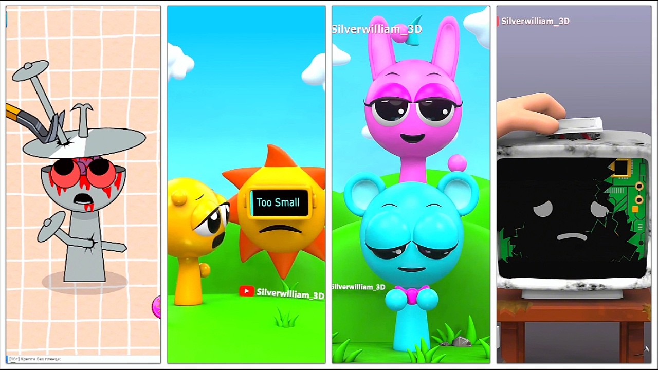 “4 Crazy Monsters VS Ultimate Repair Challenge!”