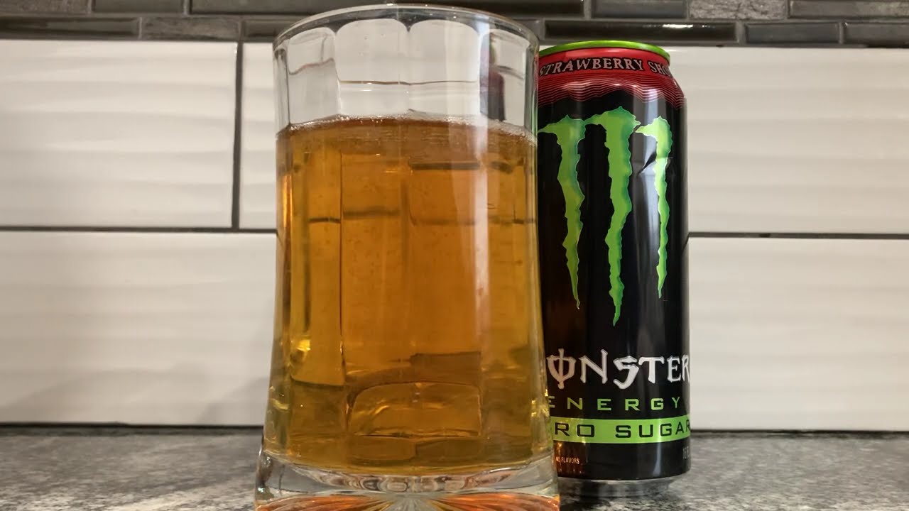 Cap Tries Monster Zero Sugar Strawberry Shot