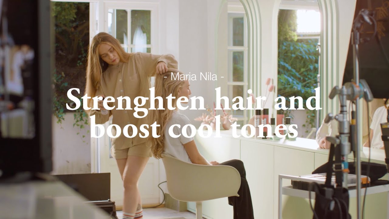 Care Tutorial – Strengthen hair & boost cool tones