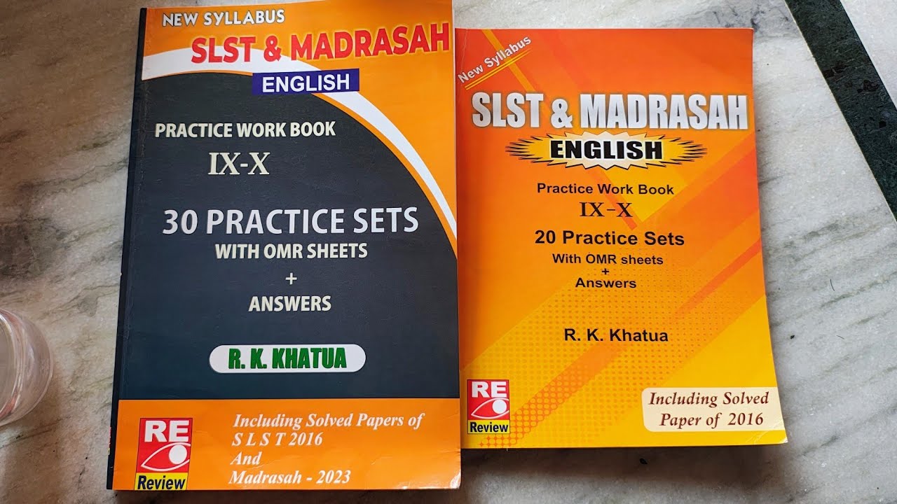 🔥Best English Practice Book for SLST & Madrasah Exams | IX–X | R.K. Khatua (2025 Ready!)🔥