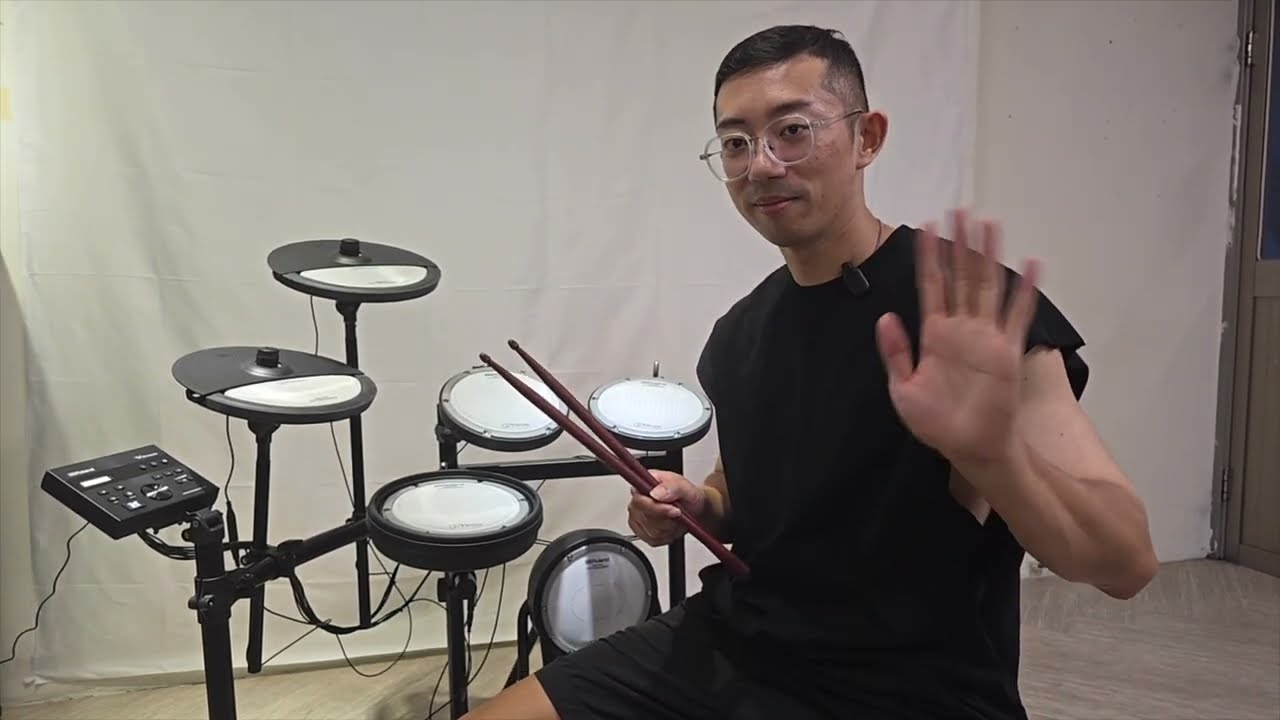 「當沒人看到的時候，絕不知道你在打鼓」 - 世界上最安靜的鼓組！Roland V -Drums Quiet Design VQD106