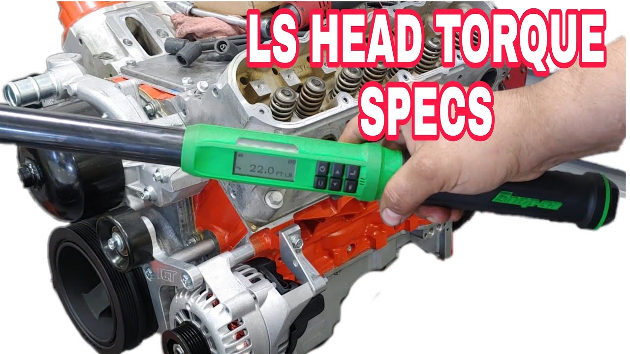 LS HEAD TORQUE SPECS / SEQUENCE for 4.8 5.3 5.7 6.0 6.2 7.0 ls1 ls2 ls3 ls6