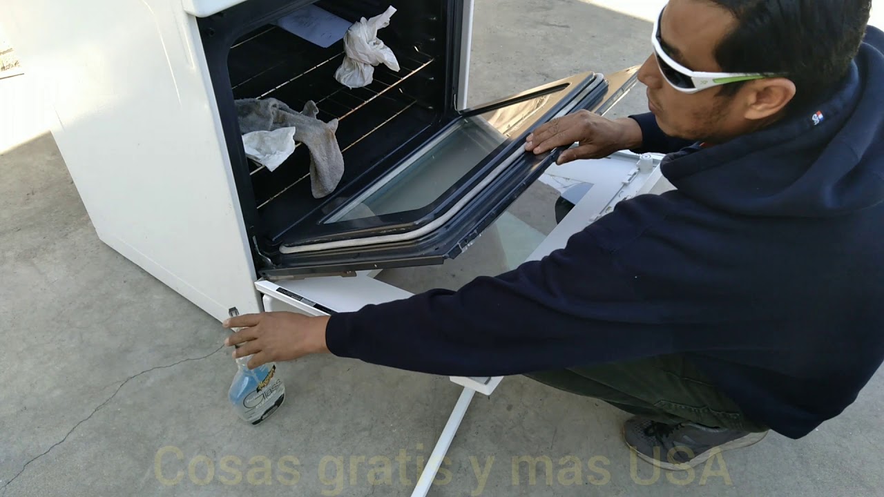 como limpiar cristal de estufa por dentro...