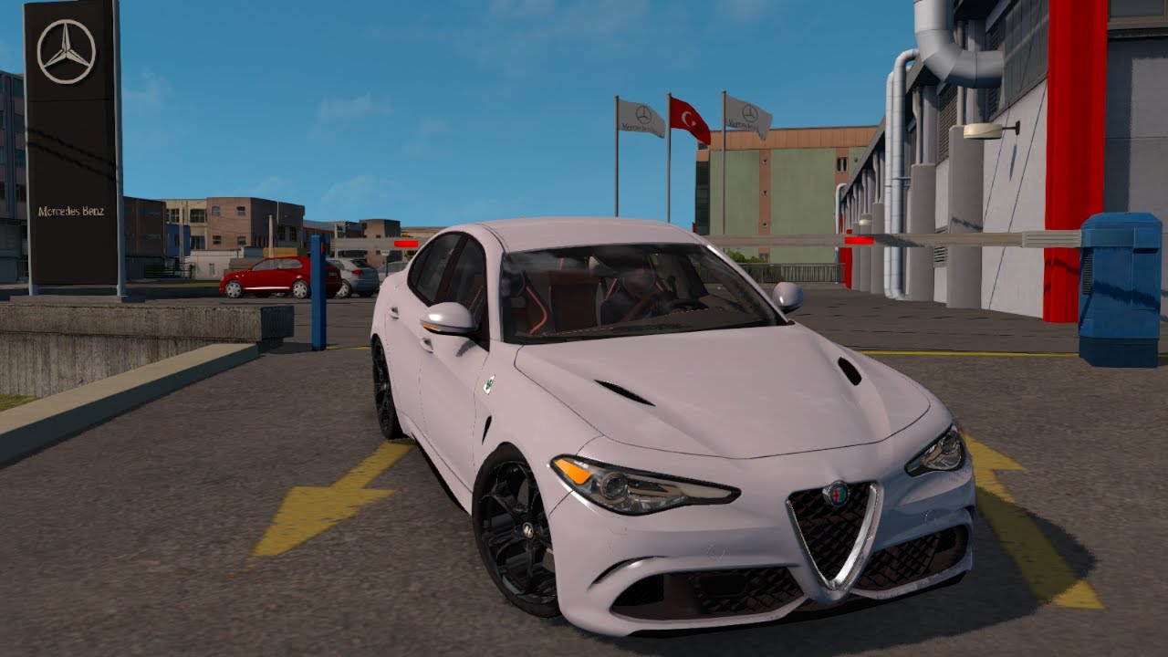 Alfa Romeo Giulia Araba Mod ETS 2 (1.37)#mod #ets2 #oyun #game #ets2mod