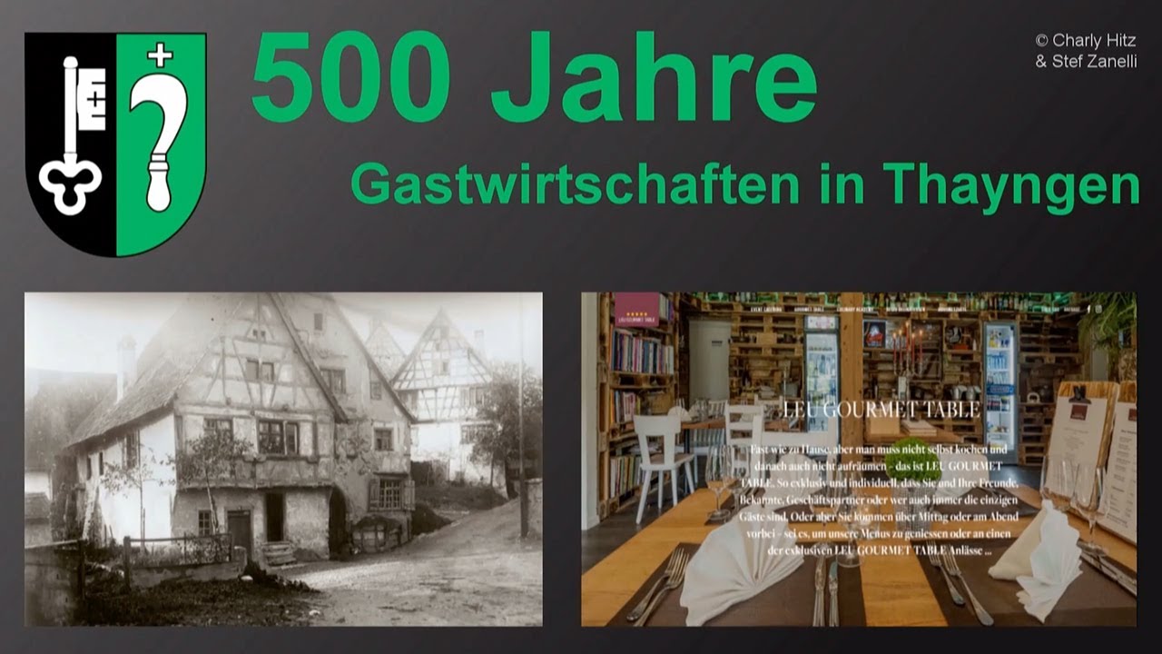 500 Jahre Gästhöfe Thayngen (2020)