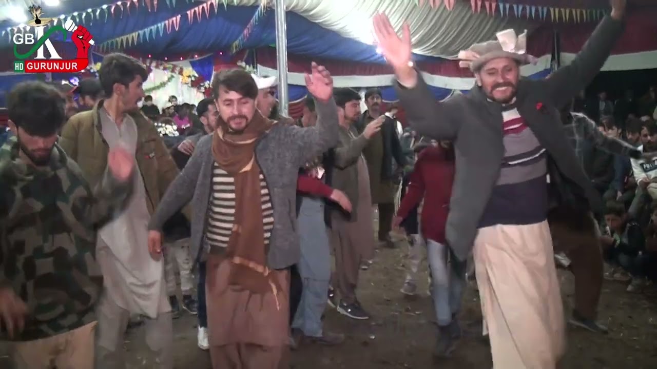 Gurunjur Valley Wedding Danceمراد خان حیدر حسین مقصود سردار منظور خوبصورت انداز میں رقصVideo Rahim