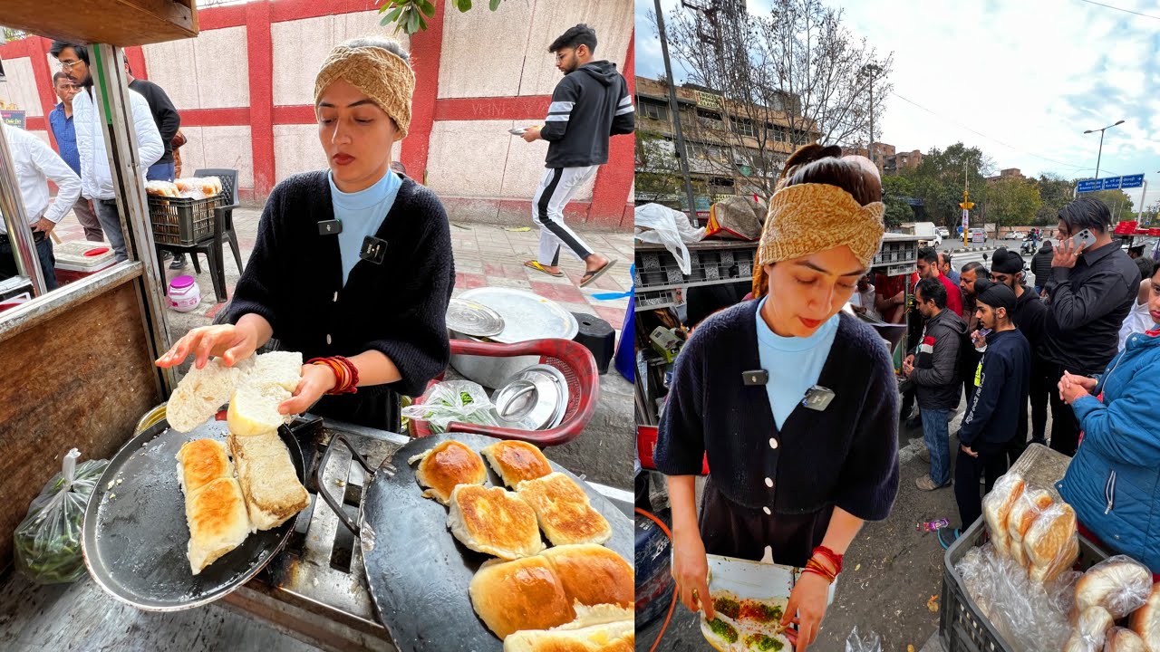 Most Viral Vada pav Queen of Delhi 😳😳 इनकी Story सुनके हैरान हो जाओगे 😱😱