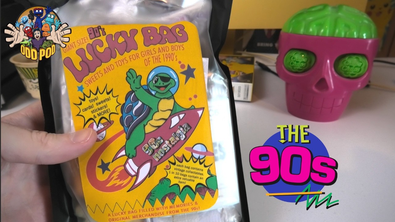90s UK Lucky Bags are Back! Unboxing Retro Toys & Nostalgia