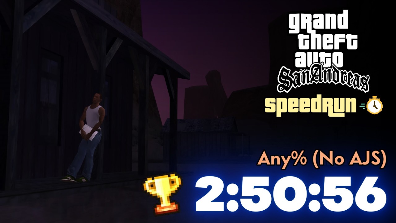 GTA San Andreas – Any% Speedrun – 2:50:56 [WR]