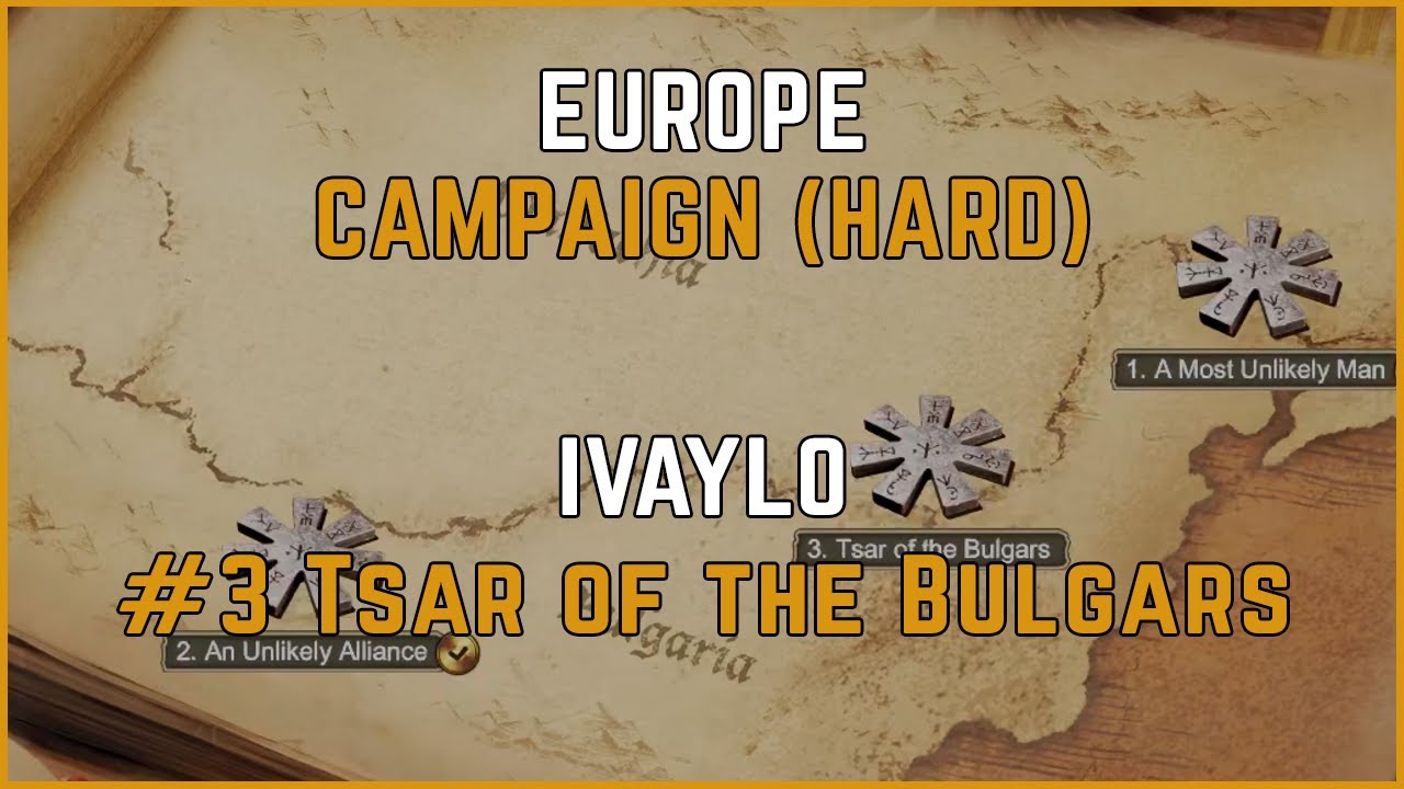 Ivaylo #3: Tsar of the Bulgars (Hard) AoE2:DE Campaigns, Europe