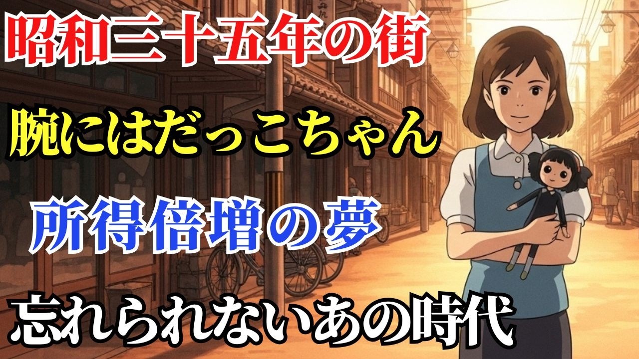 昭和35年。だっこちゃん、白黒テレビ、そして安保の嵐、あなたの記憶に残るのは何ですか？