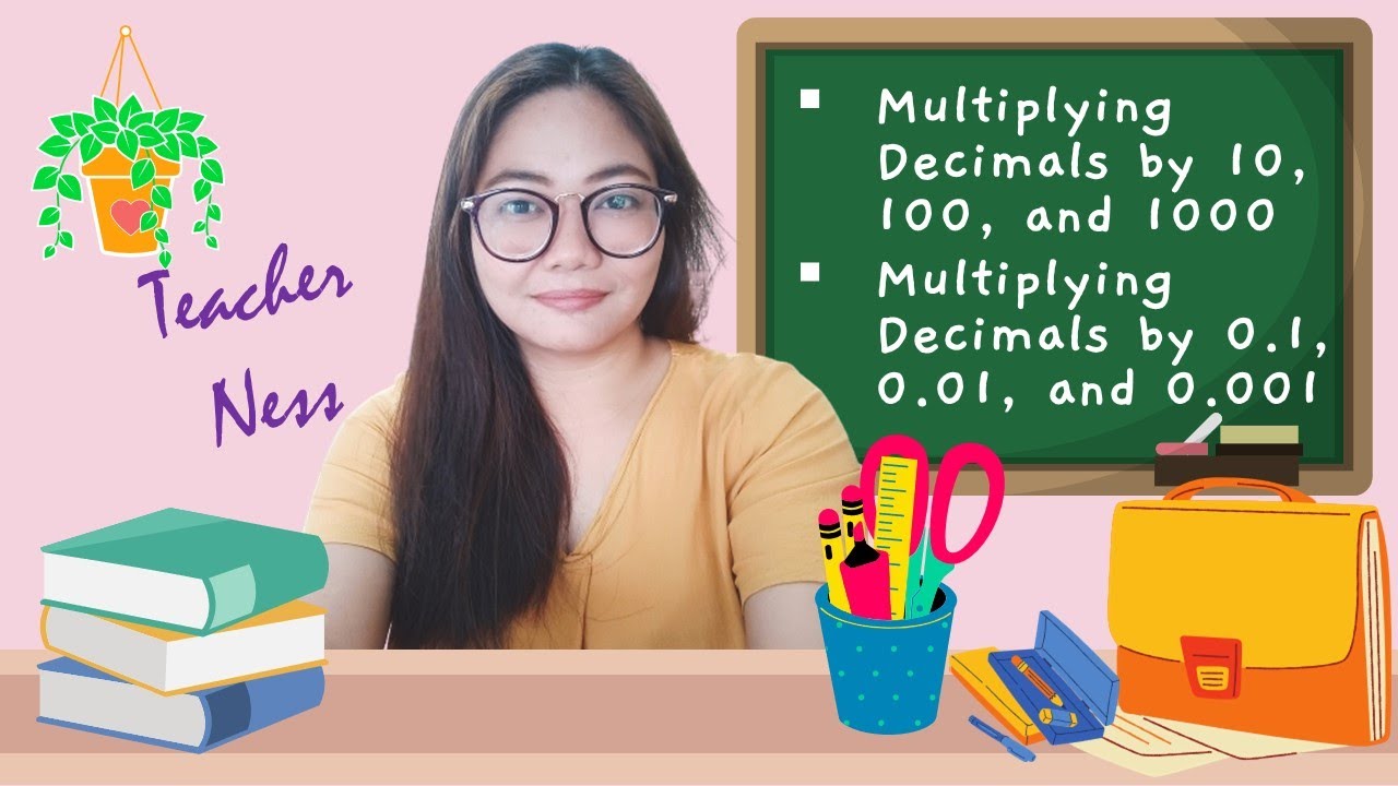 Multiplying Decimals by 10, 100, 1000, 0.1, 0.01, 0.001