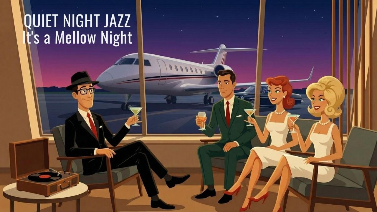 60's ATOMIC LOUNGE JAZZ MUSIC | Quiet Night Jazz – It’s a Mellow Night BGM