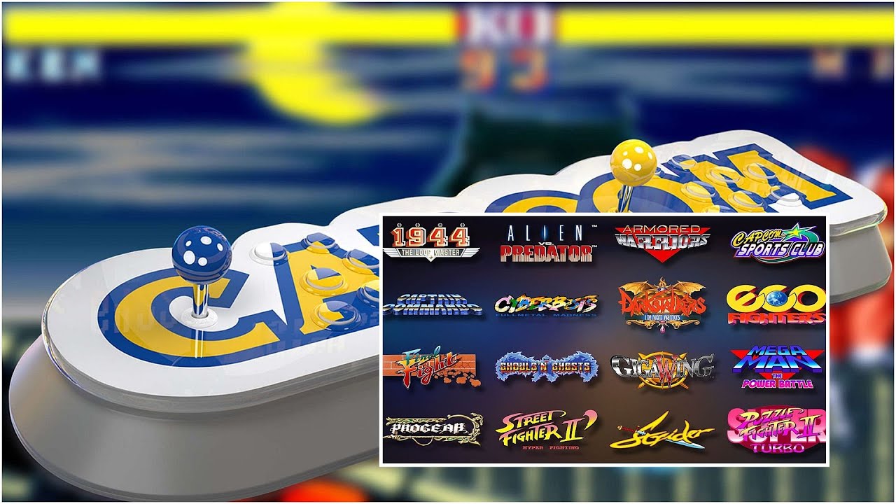 Borsuk Retro Gry TV: CAPCOM HOME ARCADE STICK - Test + Podłączanie do Retro Systemów