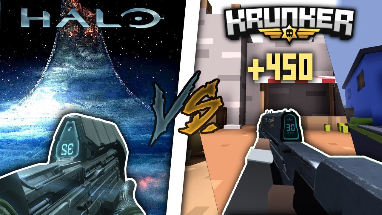 I CHOKED THE NUKE? Halo Meets Krunker.io! (INSANE Gameplay!)