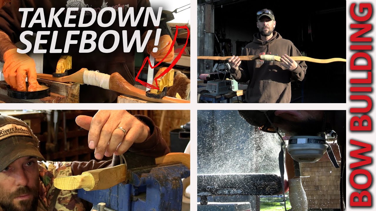 Making the Two Piece TAKEDOWN SELFBOW - Complete Guide