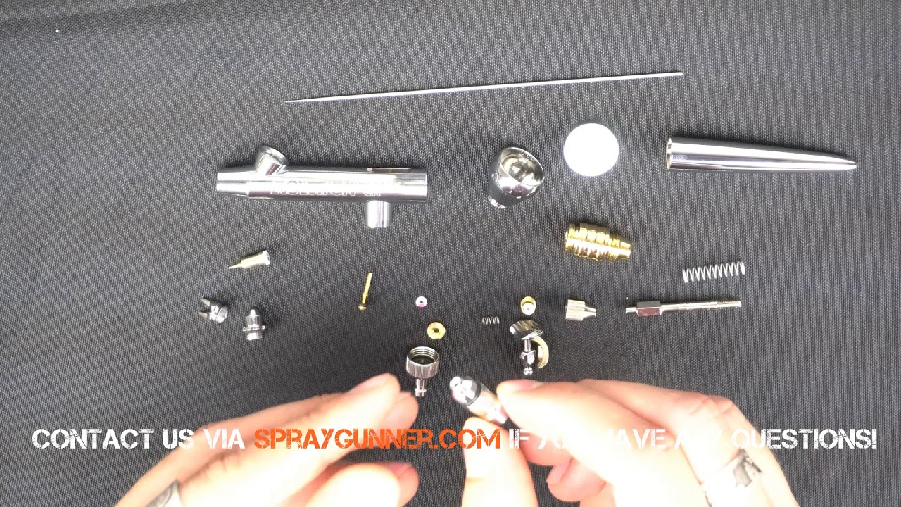 Harder & Steenbeck Evolution CR airbrush full disassembly/assembly + parts MPN