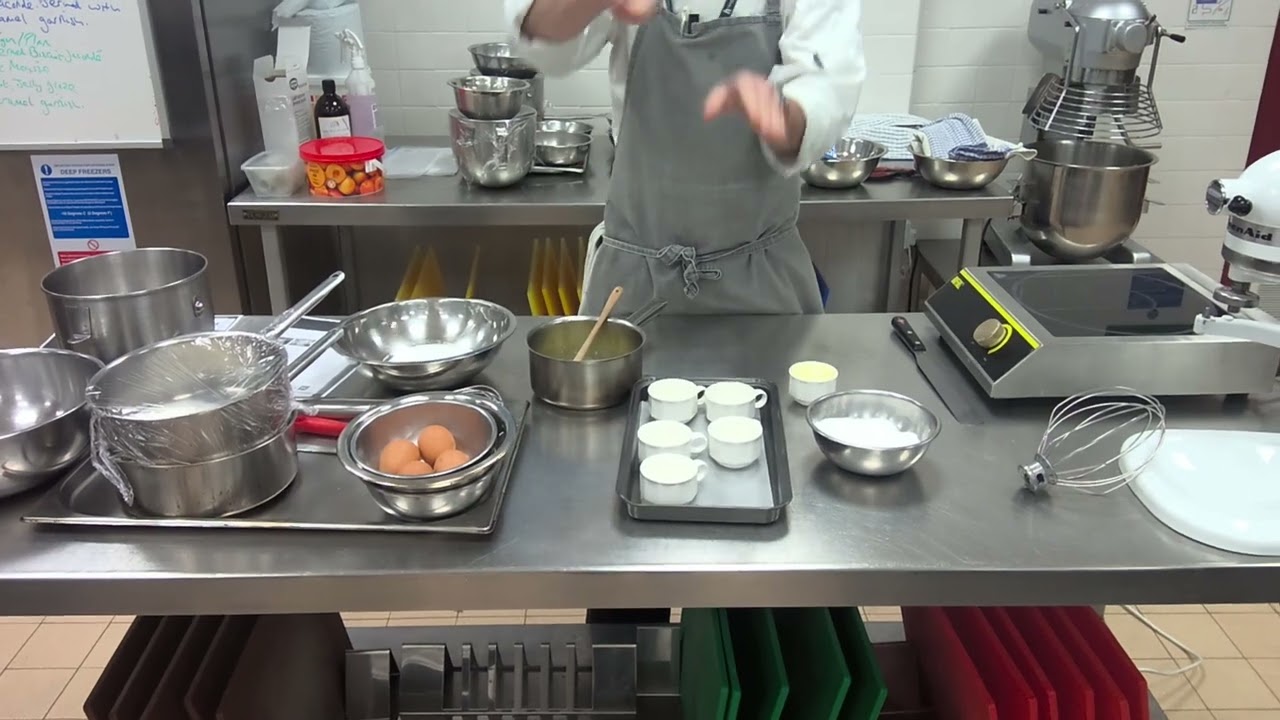 Vanilla Souffle Part 1  Preparing the moulds