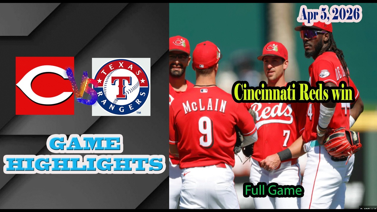 Texas Rangers vs Cincinnati Reds  Full Game Highlights 5/4/2026-MLB Season 2026