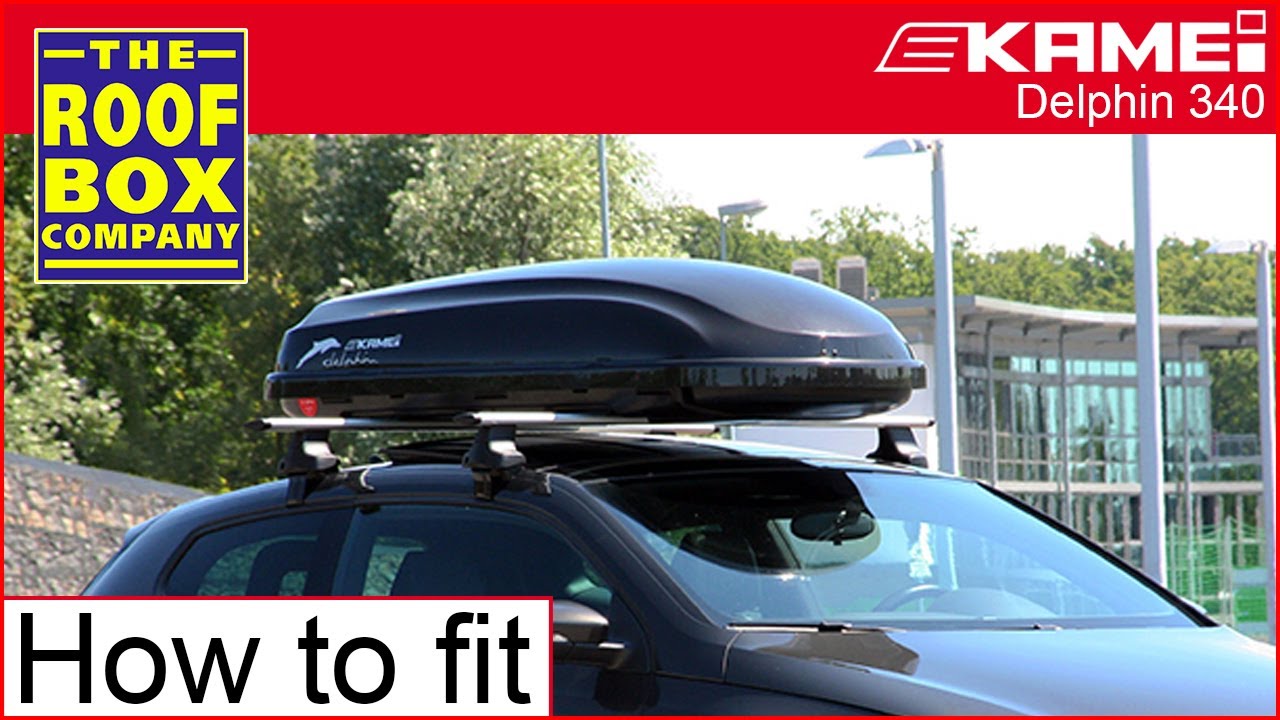 KAMEI roof box Delphin 340 - How to fitting guide