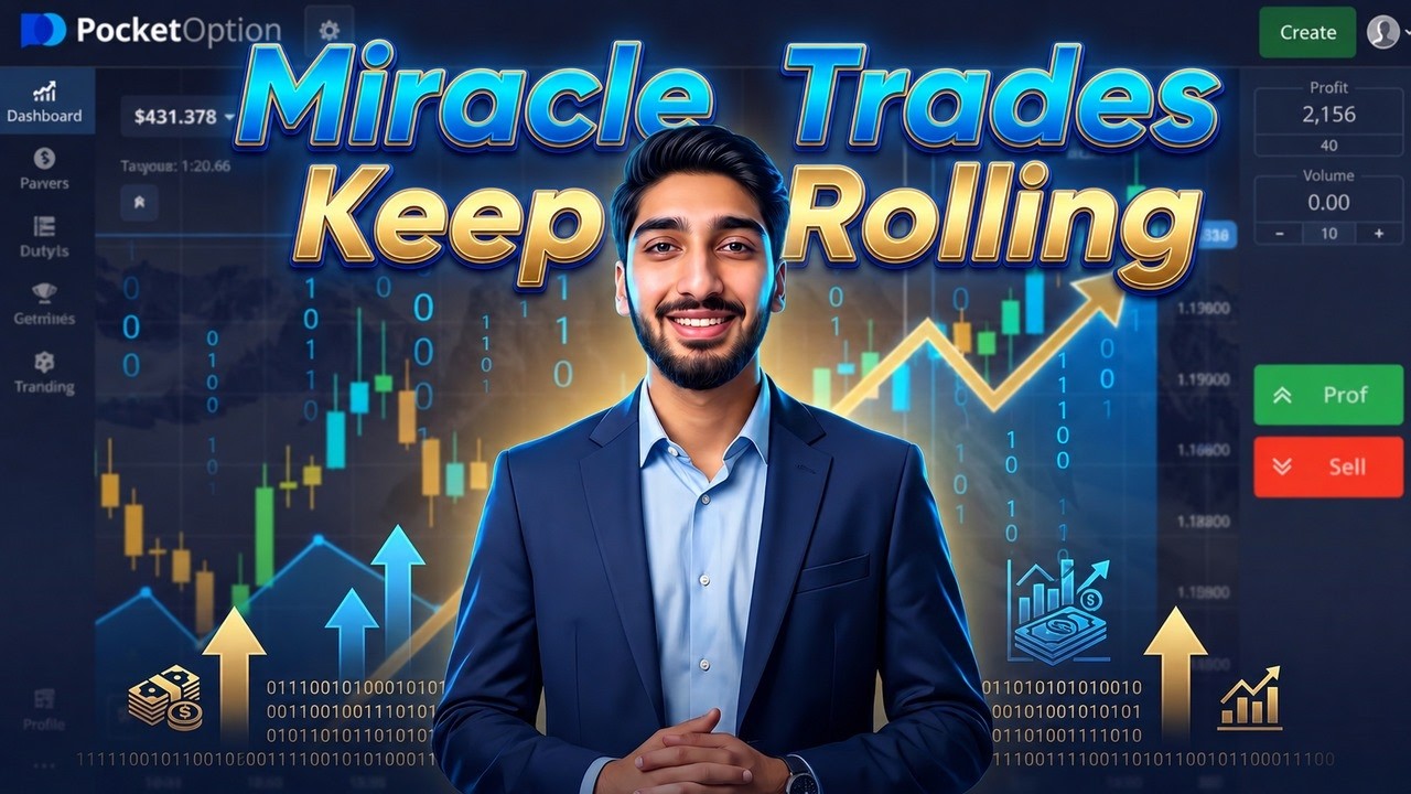 Miracle Trades Keep Rolling ! Pocket Option For Beginners ! Pocket Option Small Account Strategy