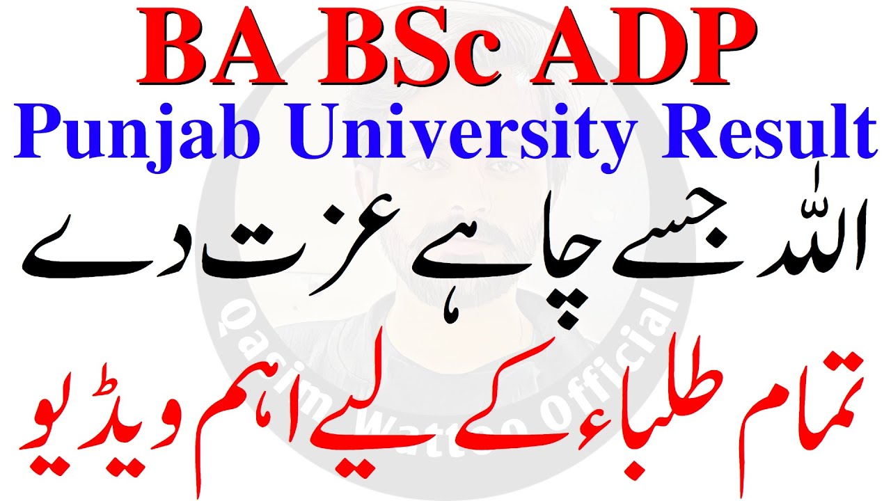 BA BSc Result 2022 PU