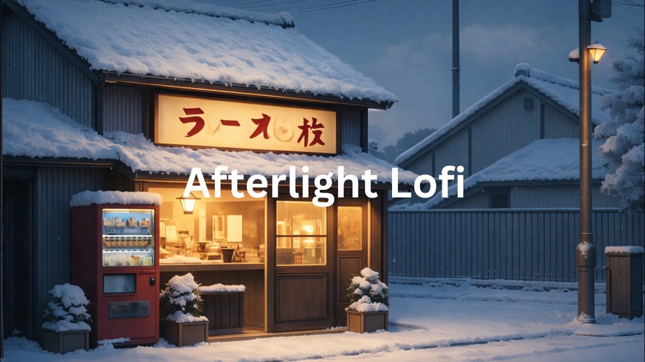 Lofi Winter Tokyo Shop🌙 | Chill Lofi Beats to Relax, Study, and Sleep